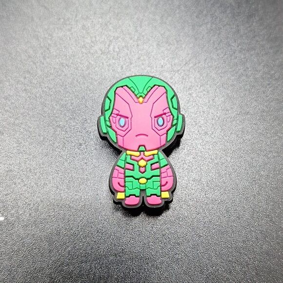 Vision Marvel Avenger jibbit croc shoe charm - Picture 2 of 2